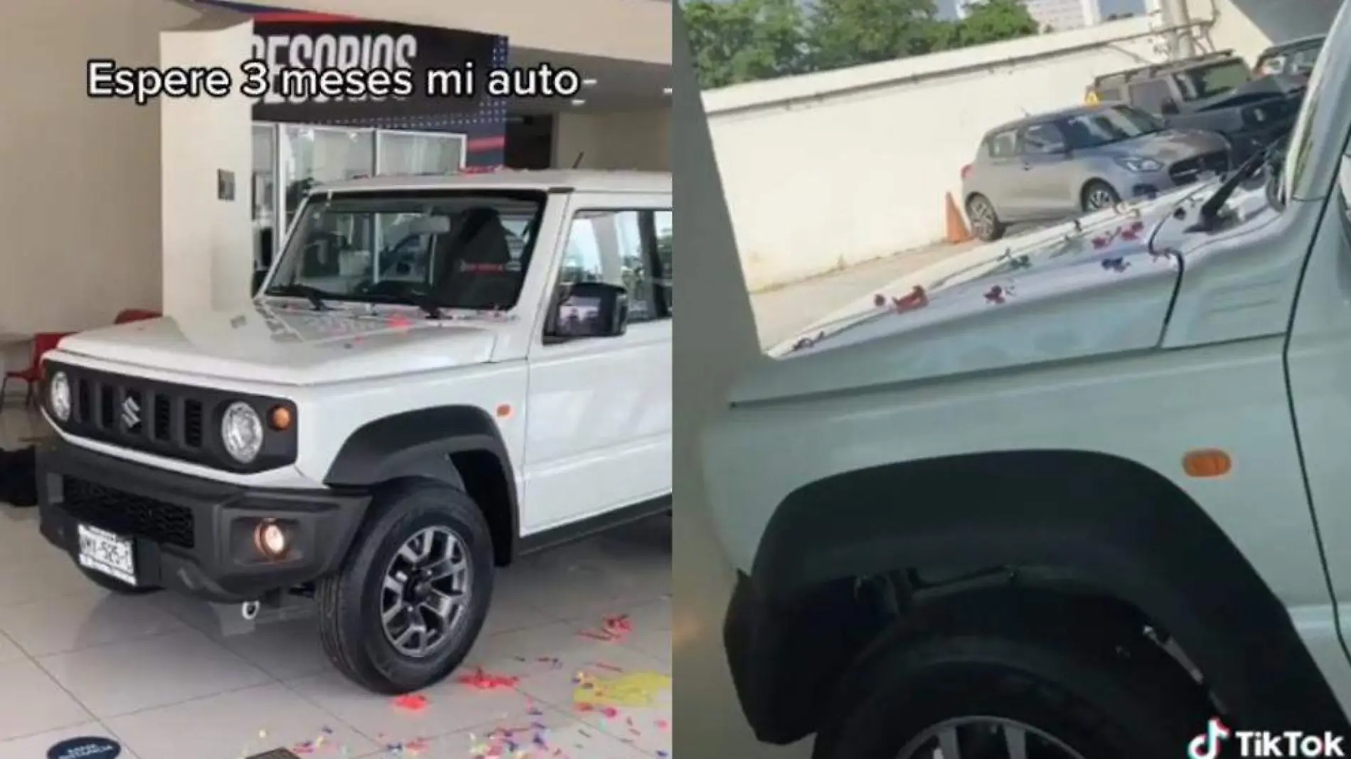 Choca auto adentro de la agencia